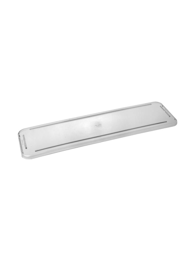 Couvercle Barquette Alimentaire - H 1 x 47 x 13 CM - 0,14 KG - Styrène-Acrylonitrile (San) - Transparent - Standard - 023005