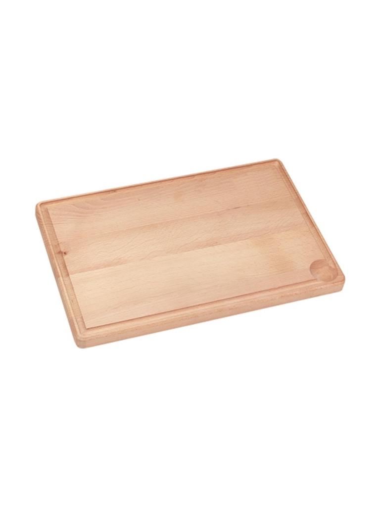 Planche à découper - 40 x 30 CM - 2 KG - Bois de hêtre - 032020