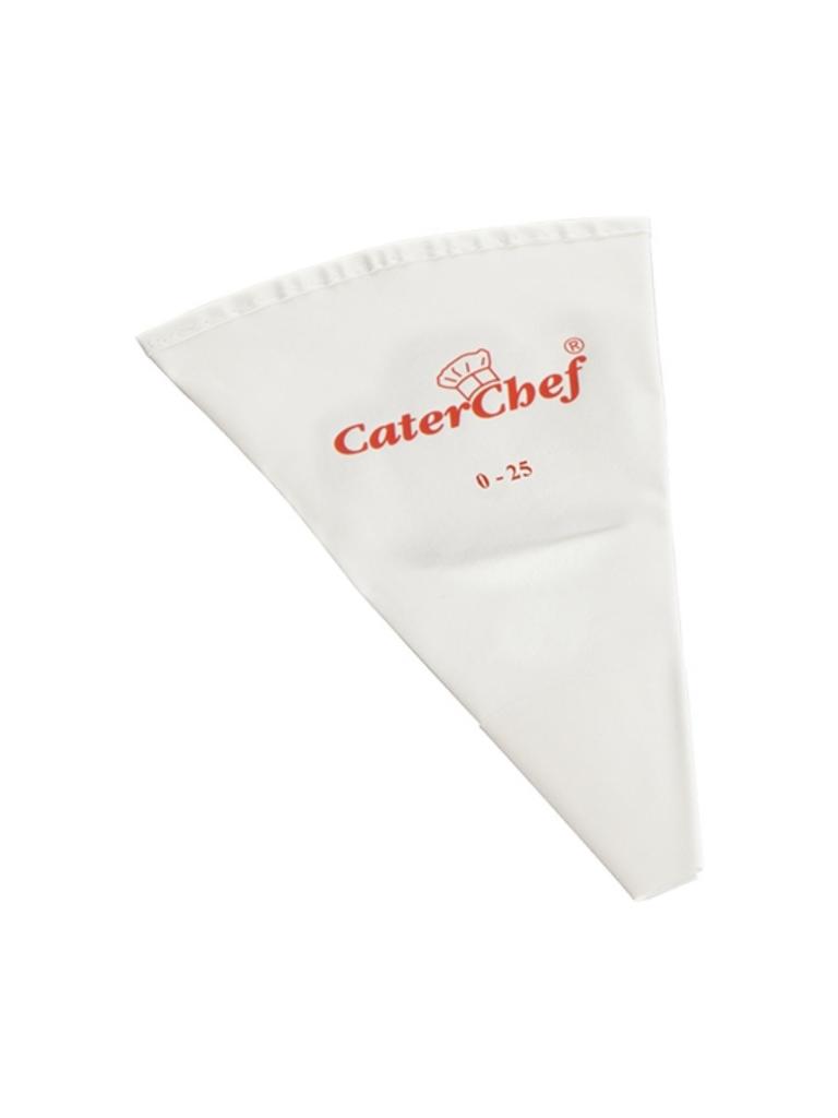 Poche à douille - 0,019 KG - 25 CM - Coton - Blanc - Caterchef - 050000