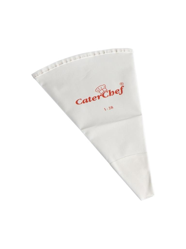 Poche à douille - 0,017 KG - 28 CM - Coton - Blanc - Caterchef - 050001