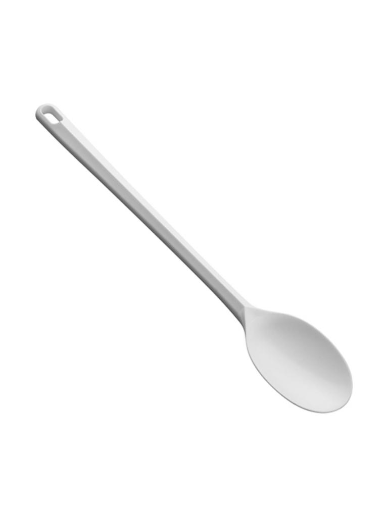 Cuillère de cuisine - 0,043 KG - 30 CM - Polybutylène téréphtalate (Pbt) - Blanc - 059026