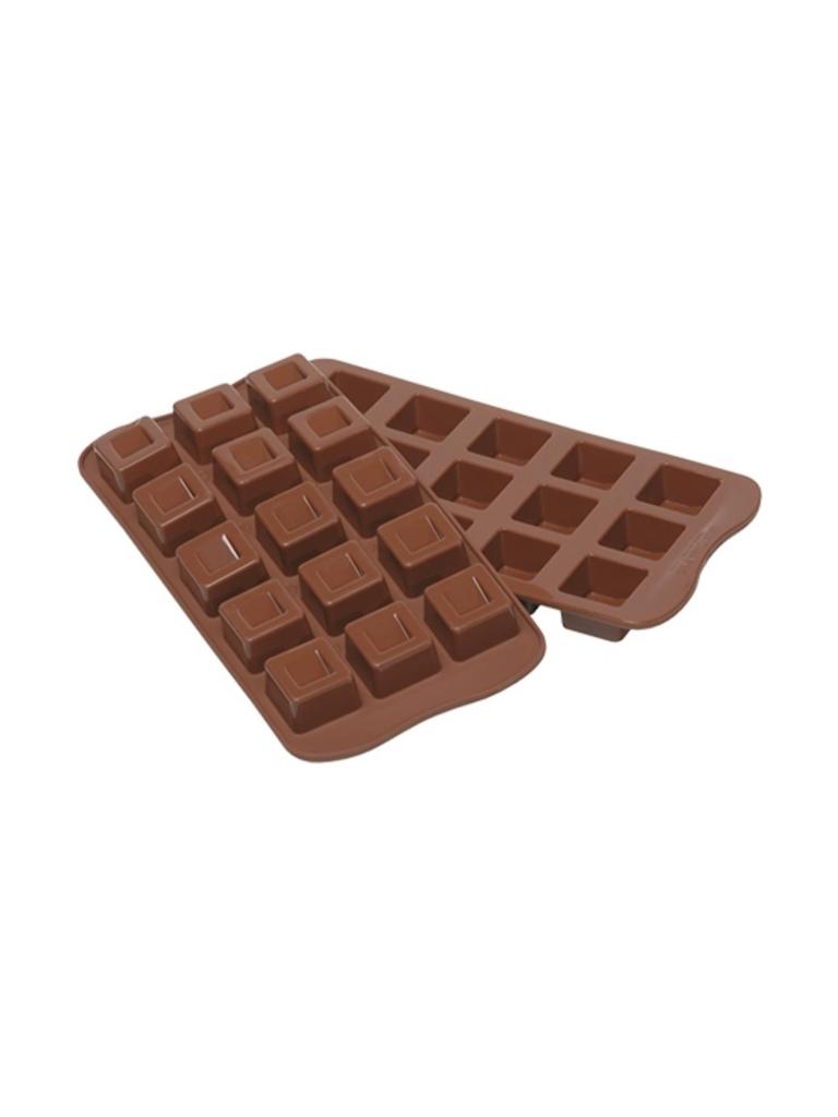 Tapis de cuisson Cubo - 22 x 11 CM - 0,07 KG - Silicone - Marron - 0,01 Litre - -60°C / +230°C - Silikomart - 070031