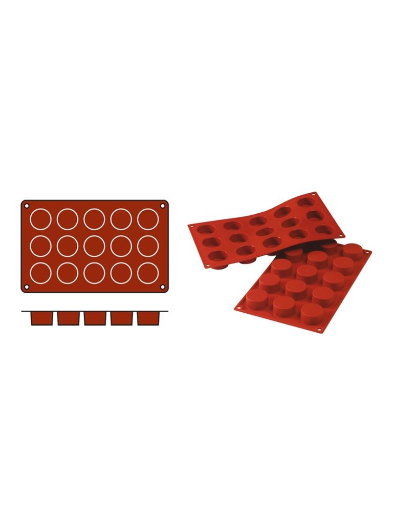 Tapis de cuisson Petits-Fours - 0,225 KG - Silicone - Rouge - 0,03 Litre - -60°C / +230°C - Silikomart - 070058