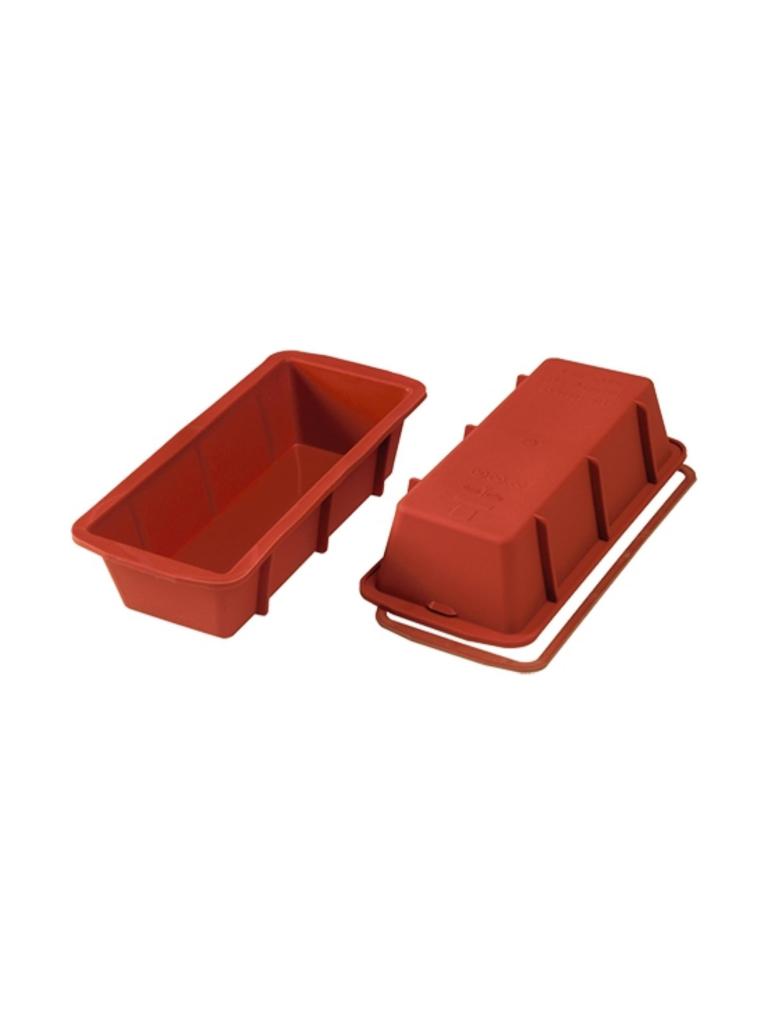 Moule à pâtisserie Cake - 0,3 KG - Silicone - Rouge - 1,7 Litre - -60°C / +230°C - Silikomart - 070084