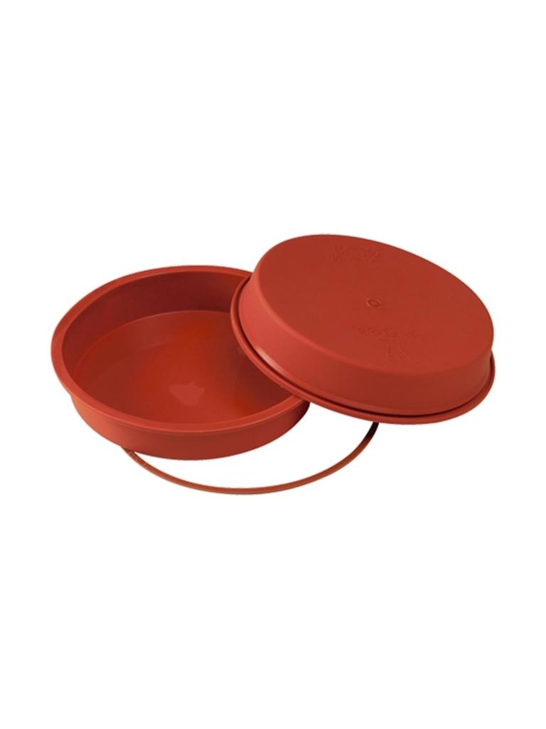 Moule à pâtisserie Cake - 0,32 KG - Silicone - Rouge - 1,7 Litre - -60°C / +230°C - Silikomart - 070091
