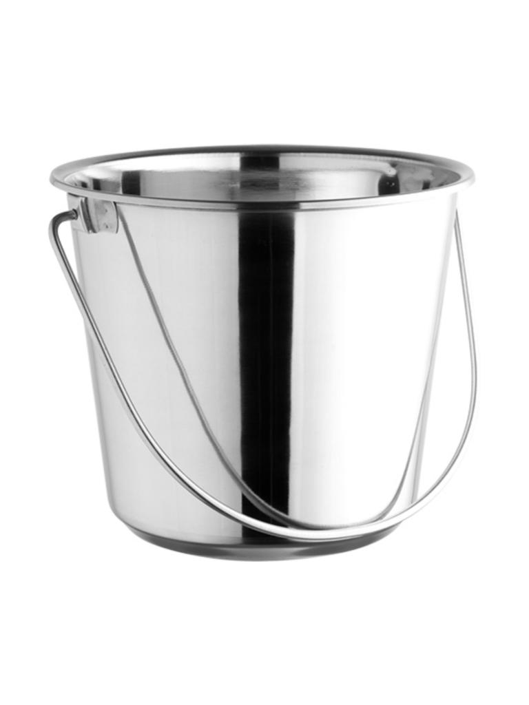 Seau - H 22 CM - 0,3 KG - Ø23 CM - Inox - 7 Litres - 085160