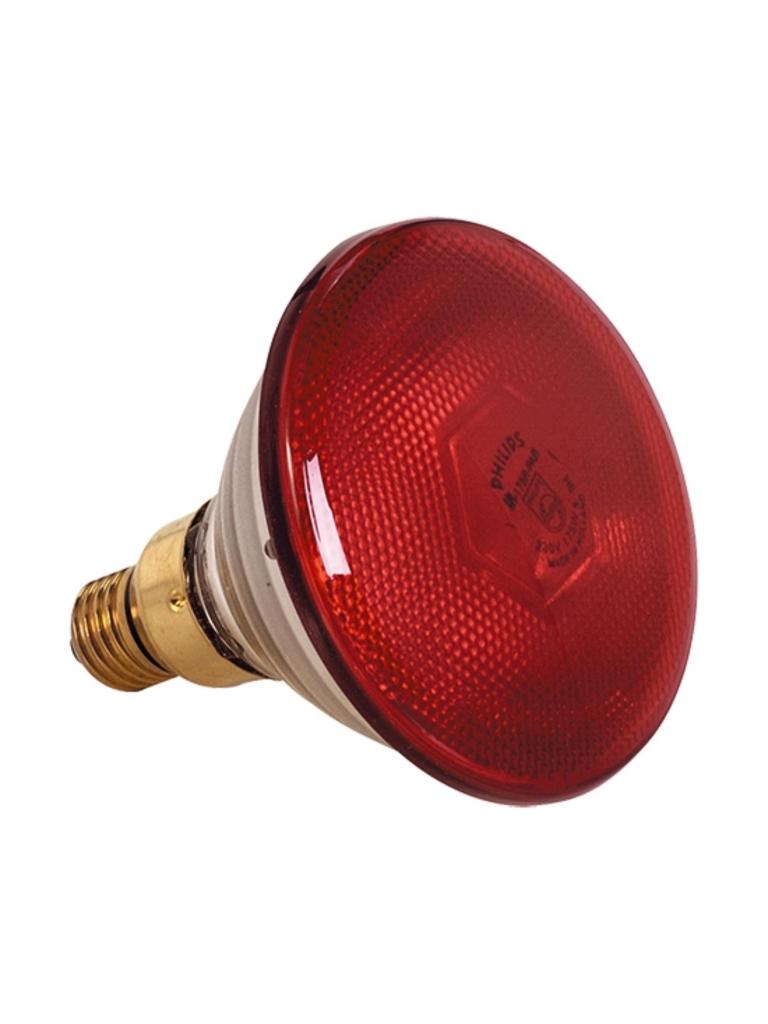 Lampe chauffante - 0,6 KG - 220 - 240 V - 175 W - Verre - Rouge - 093500