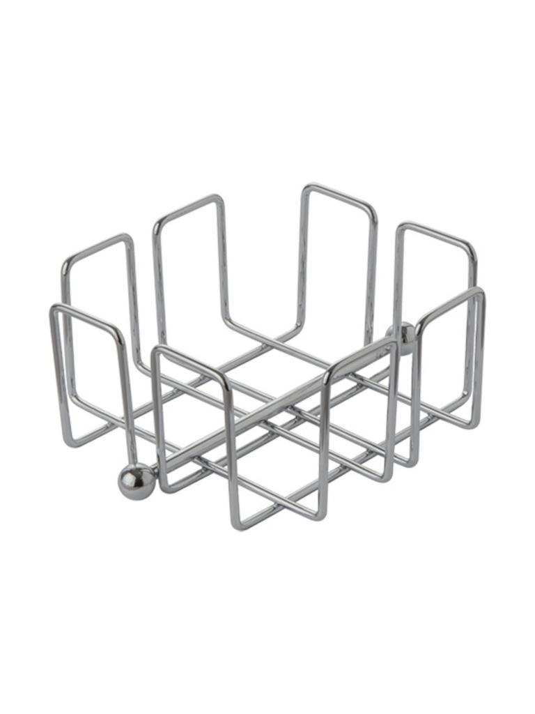 Serviette Standard - H 6,5 x 14 x 14 CM - 0,223 KG - Chromé - 130175