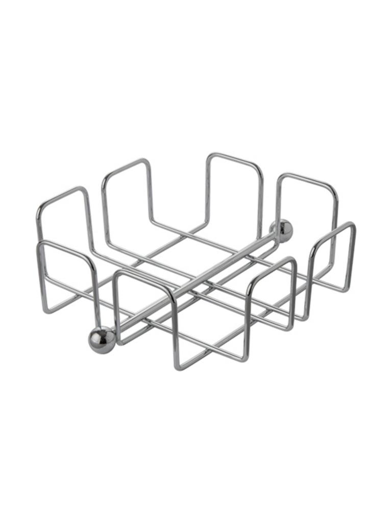 Serviette Standard - H 6,5 x 19 x 19 CM - 0,37 KG - Chromé - 130190