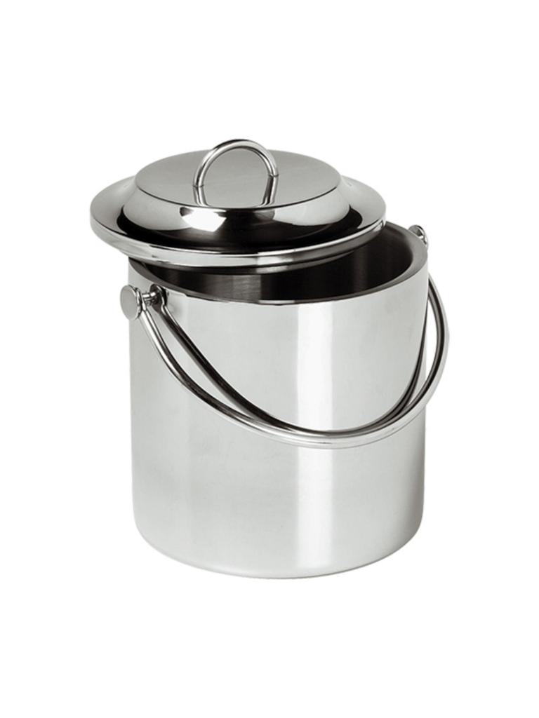 Seau à glaçons - H 17 CM - 0,8 KG - Ø13 CM - Inox - 0,9 Litre - 140041