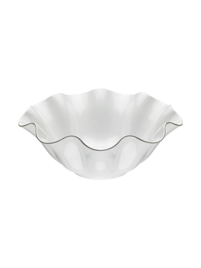 Plat de service - H 13,7 CM - 0,1 KG - Ø39,5 CM - Mélamine - Blanc - 144084