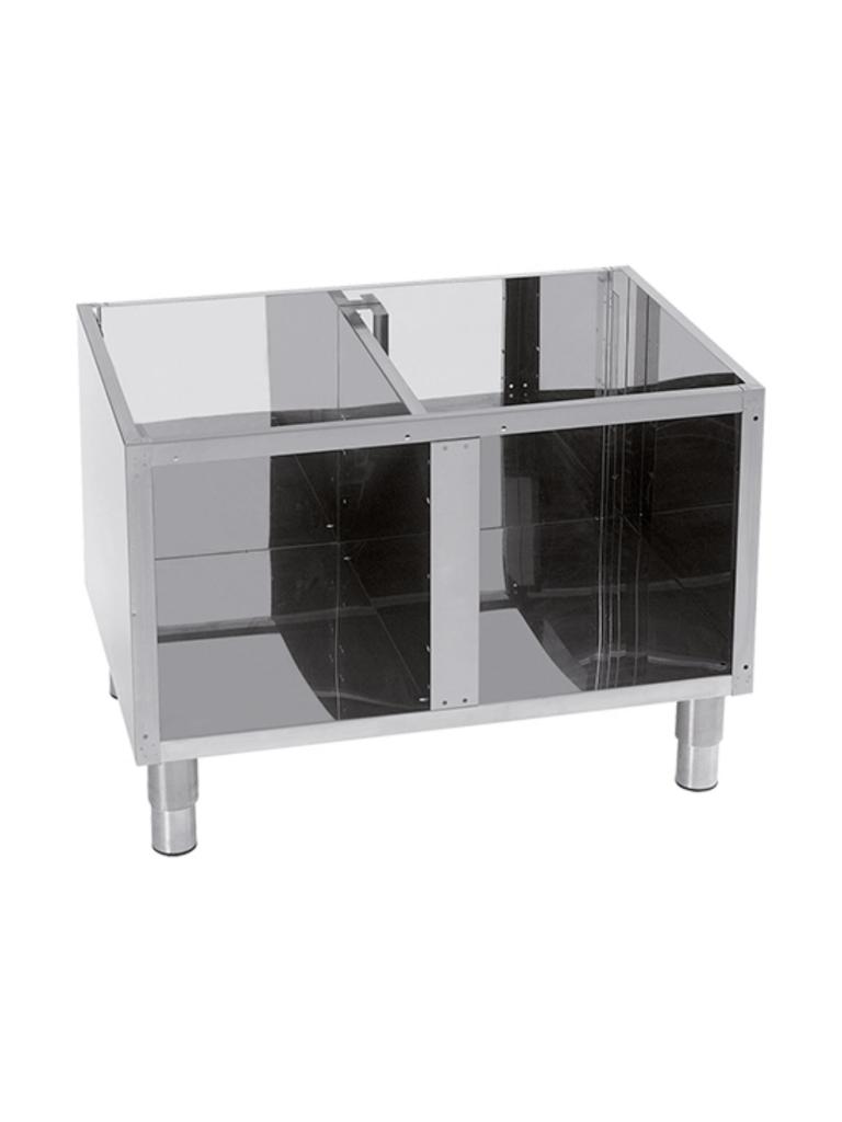 Meuble bas - H 57 x 80 x 54 CM - 14,5 KG - Inox - 316065