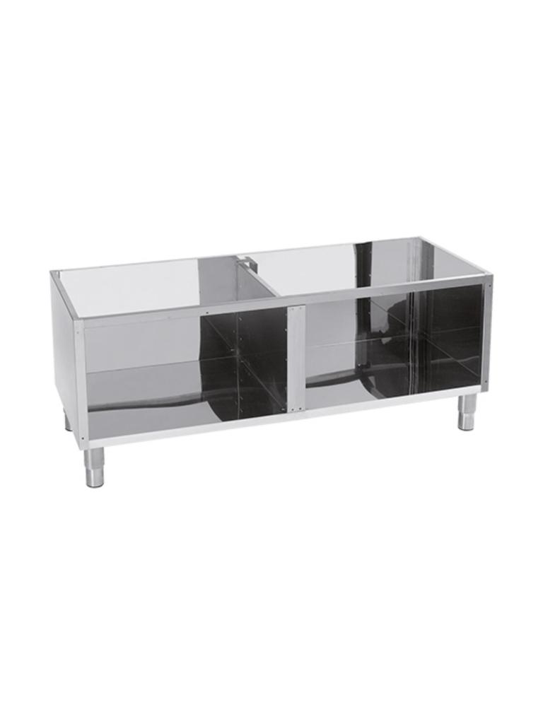 Meuble bas - H 57 x 140 x 54 CM - 21 KG - Inox - 316067