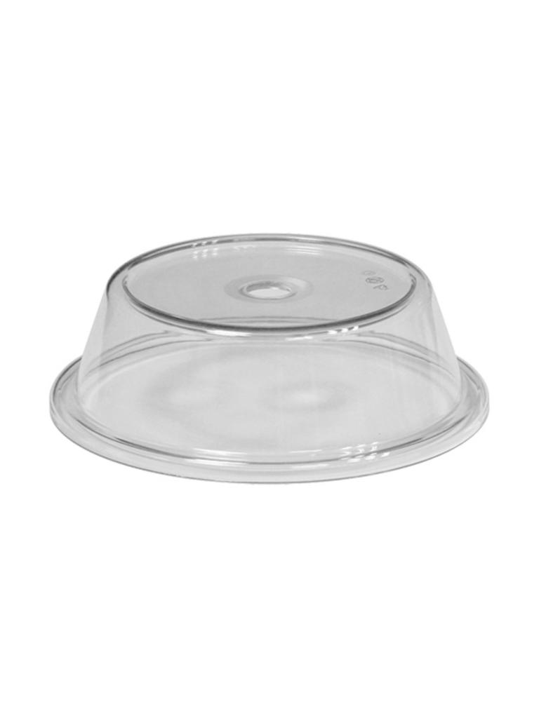 Cache assiette - H 4,5 CM - 0,2 KG - Ø22 CM - Polycarbonate - Transparent - 532030