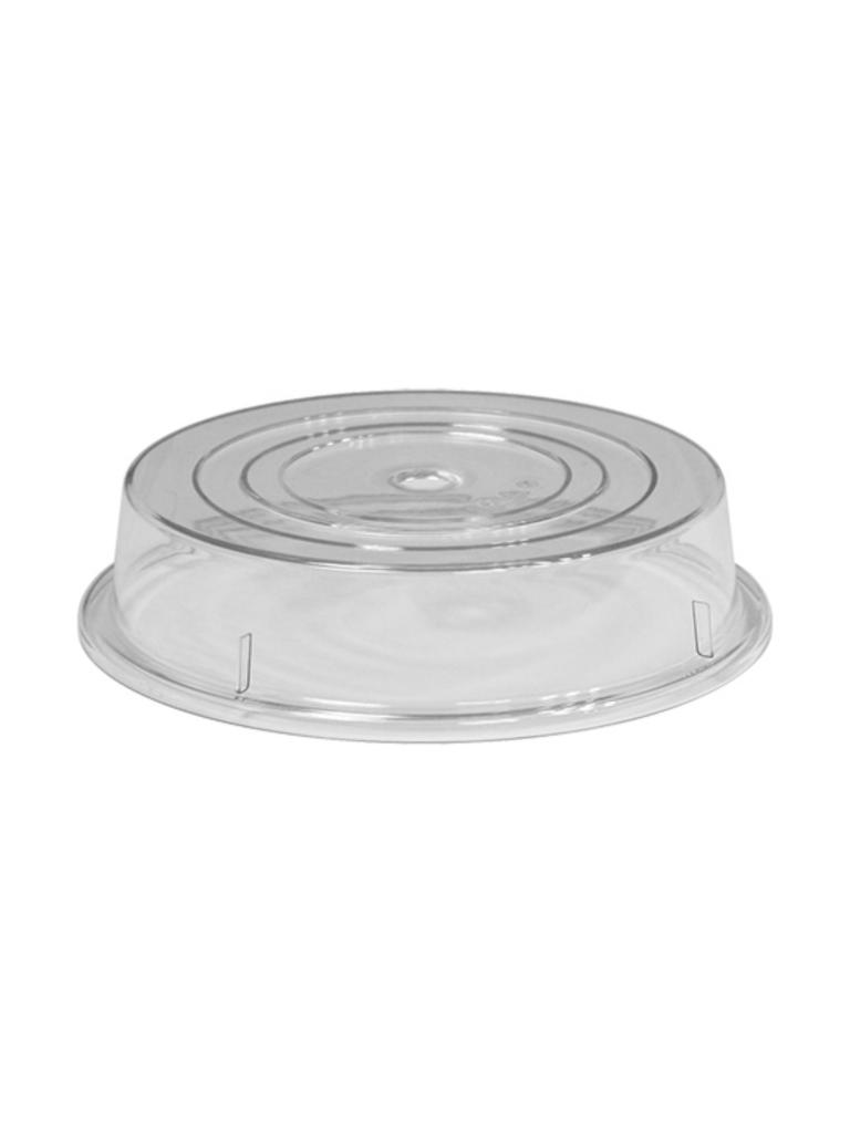 Cache assiette - H 4,5 CM - 0,326 KG - Ø28,5 CM - Polycarbonate - Transparent - 532033