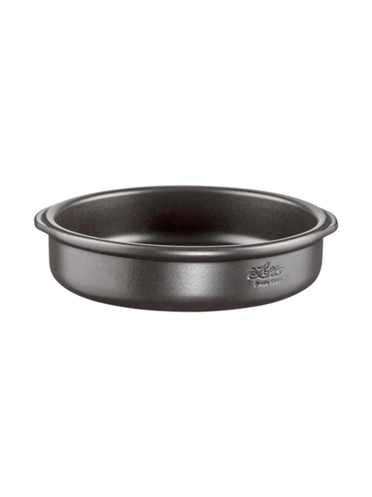 Cocotte - H 7 CM - 1,5 KG - Ø28 CM - Faïence - Noir - 2 Litre - Regas - 540013