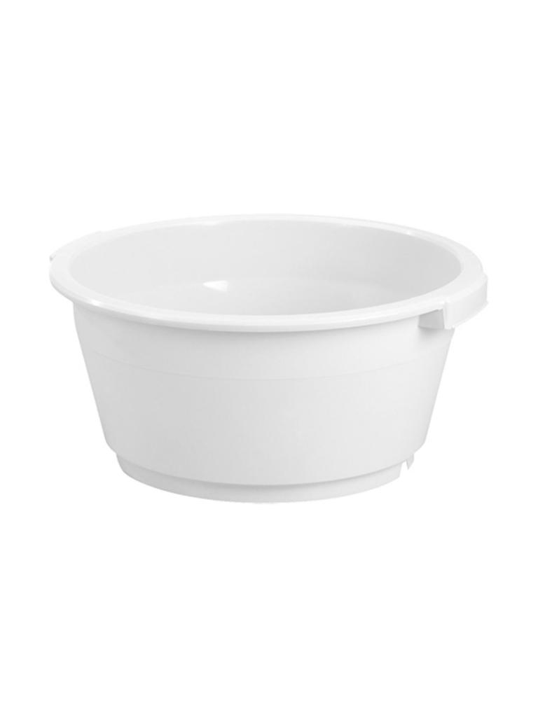 Poubelle à résidus - H 20,5 CM - 0,625 KG - Ø44 CM - Polypropylène - Blanc - 20 Litres - Denox - 600042