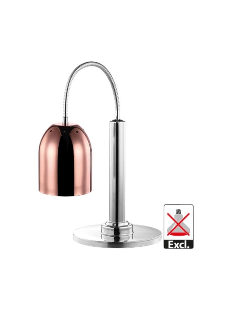 Lampe chauffante - H 61 x 25 x 48,6 CM - 7,3 KG - Ø15,6 CM - 220 - 240 V - Inox - Cuivre - Caterchef - 688251