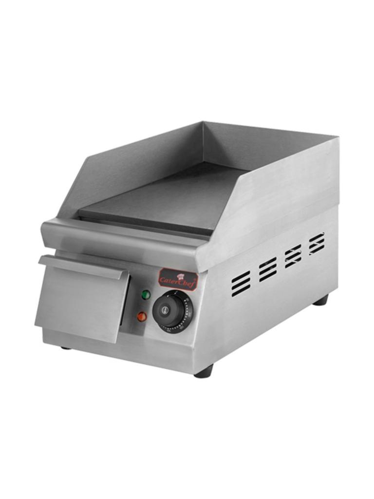Plaque de cuisson - H 27 x 26 x 46,5 CM - 16,5 KG - 220 - 240 V - 1500 W - Inox - Lisse - +50°C / +300°C - Caterchef - 688500