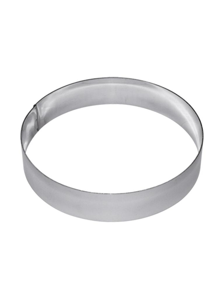 Cercle à gâteau - H 4,5 CM - 0,205 KG - Ø18 CM - inox - 899310