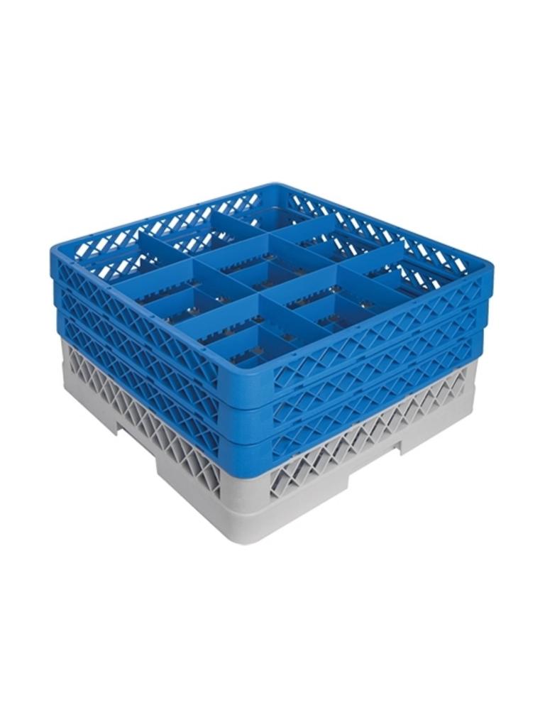 Corbeille à verres sur pied - H 22 x 50 x 50 CM - 0,01 KG - Polypropylène - Corbeille à verres sur pied - CaterRacks - CR0923