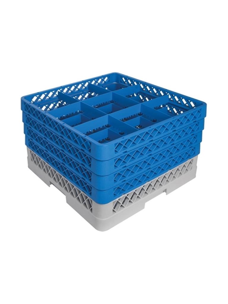 Corbeille à verres sur pied - H 26 x 50 x 50 CM - 0,01 KG - Polypropylène - Corbeille à verres sur pied - CaterRacks - CR0924
