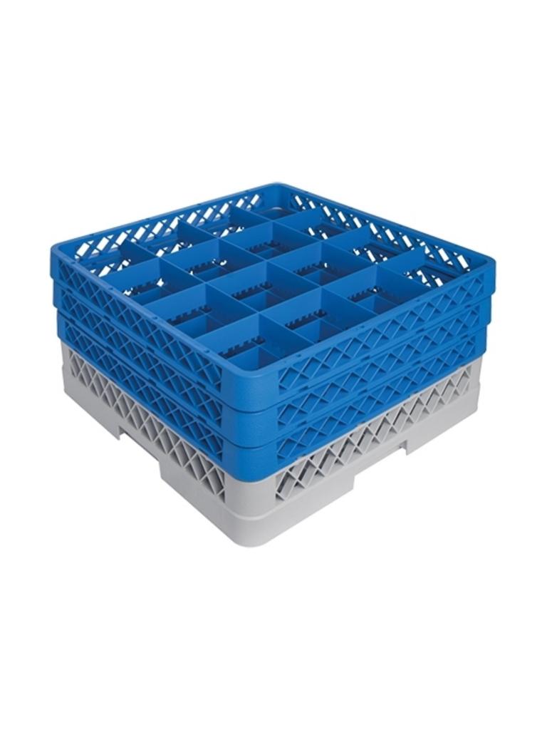 Corbeille à verres sur pied - H 22 x 50 x 50 CM - 0,01 KG - Polypropylène - Corbeille à verres sur pied - CaterRacks - CR1623