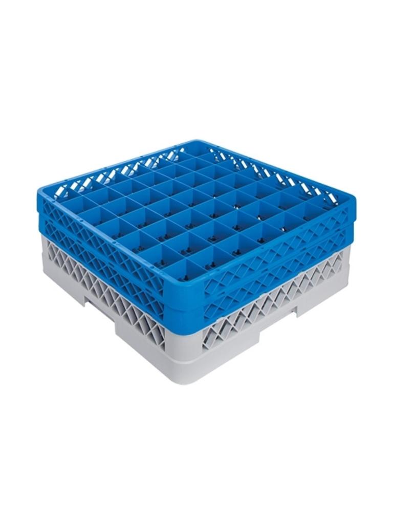 Corbeille à verres sur pied - H 18 x 50 x 50 CM - 0,01 KG - Polypropylène - Corbeille à verres sur pied - CaterRacks - CR4922