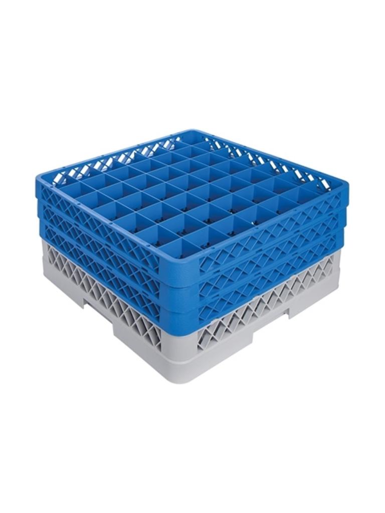 Corbeille à verres sur pied - H 22 x 50 x 50 CM - 0,01 KG - Polypropylène - Corbeille à verres sur pied - CaterRacks - CR4923