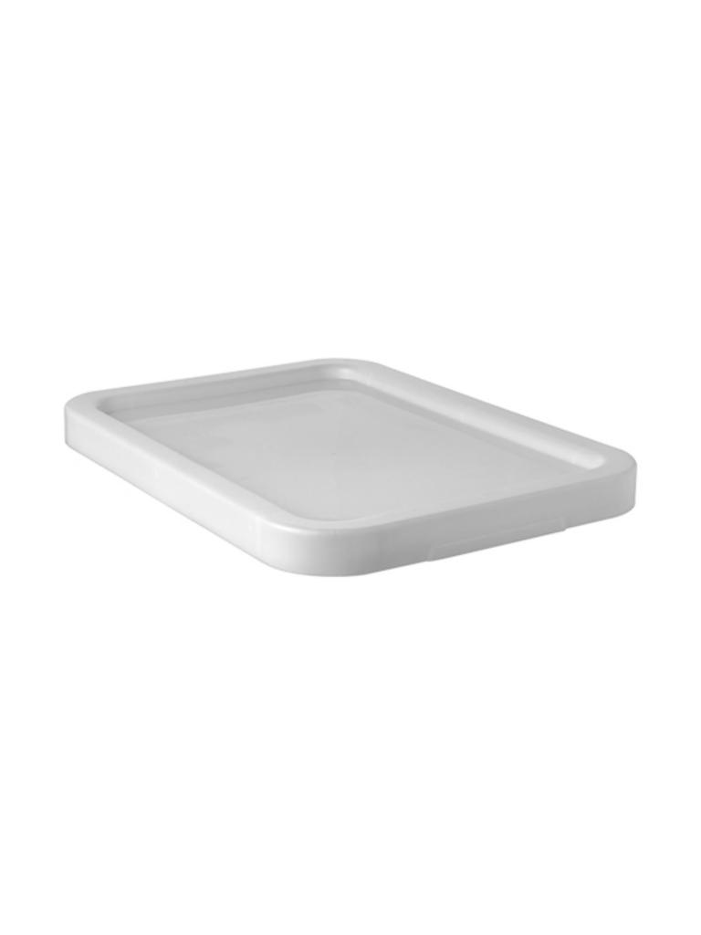 Couvercle Boîte gerbable - H 3 x 40 x 30 CM - 0,262 KG - Polypropylène - Blanc - -20°C / +110°C - 059055