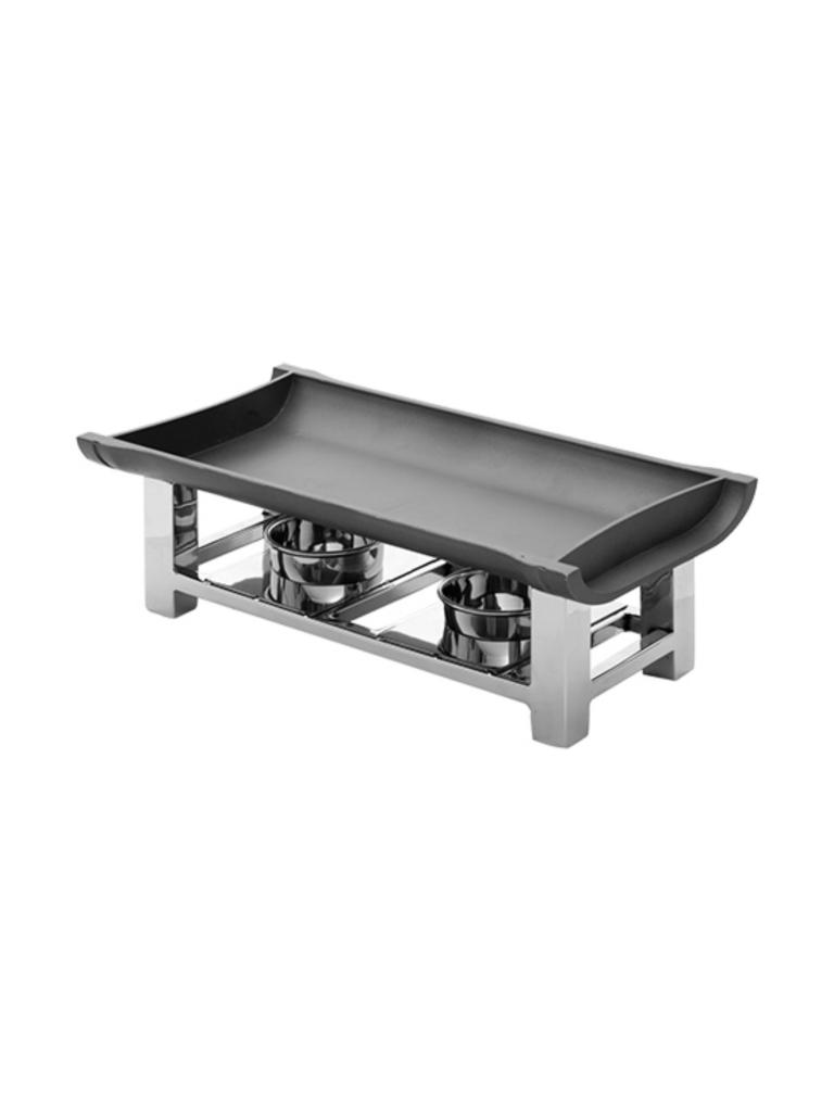Réchaud - H 12 x 38 x 19 CM - 0,1 KG - Inox - 115042