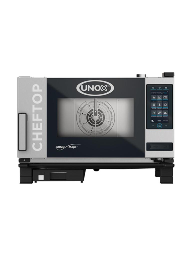Cheftop Mindplus - H 53.8 x 75 x 78.3 CM - 55.6 KG - 380 - 415 - Sans - Prise V - 5000 W - Inox - +30°C / +260°C - Unox - 596211