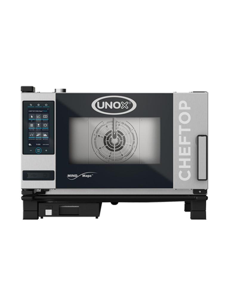 Cheftop Mindplus - H 53.8 x 75 x 78.3 CM - 55.6 KG - 380 - 415 - Sans - Prise V - 5000 W - Inox - +30°C / +260°C - Unox - 596214