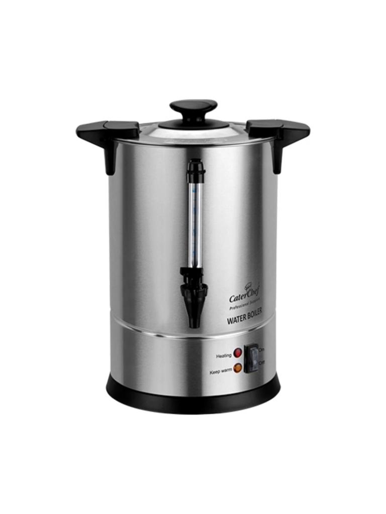 Bouilloire - H 33 CM - 1,8 KG - Ø28 CM - 220 - 240 V - 950 W - Inox - 5 Litres - Caterchef - 688190