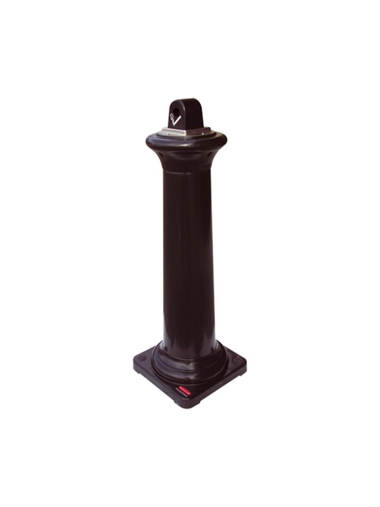 Colonne à fumer - H 102,9 x 35,7 x 35,7 CM - 5,9 KG - Noir - Rubbermaid - RM3800