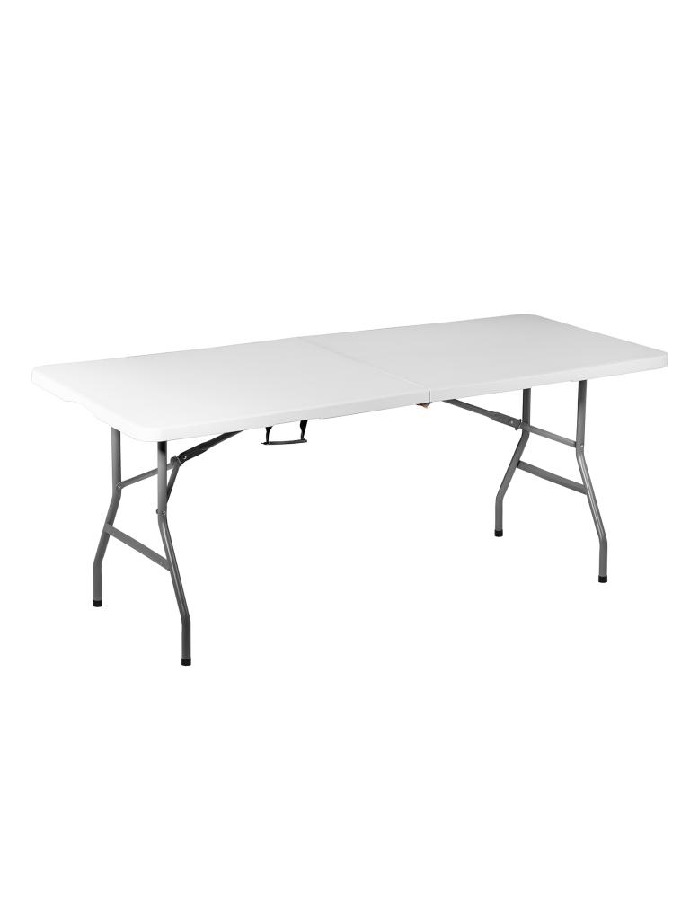 Table - Pliable - Rectangle - Blanc - H 74 x L 152 x P 70 CM - G-Line