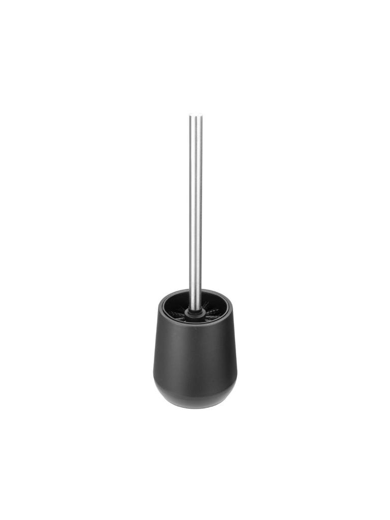 Toiletborstel En Houder - Zwart - ABS - Jantex