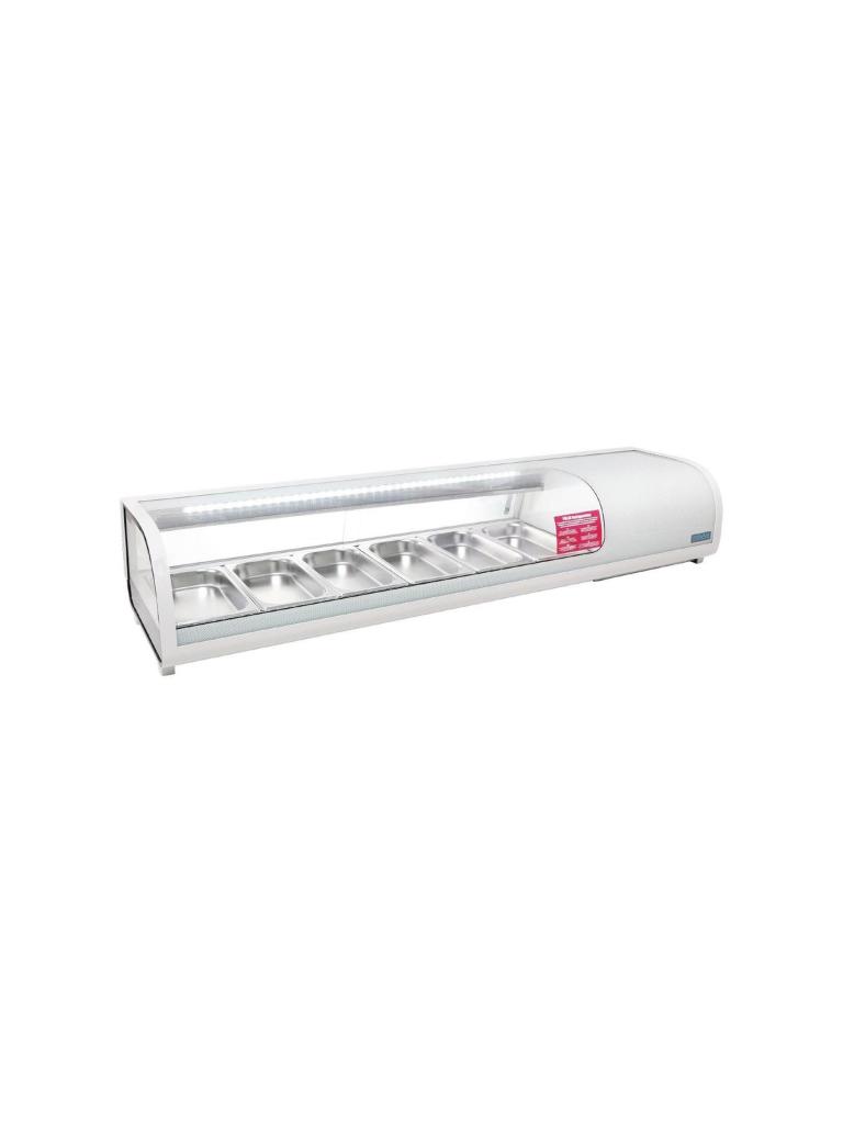 Koeltoonbank - 1/3 GN - Wit - RVS - 220-240V - Polar