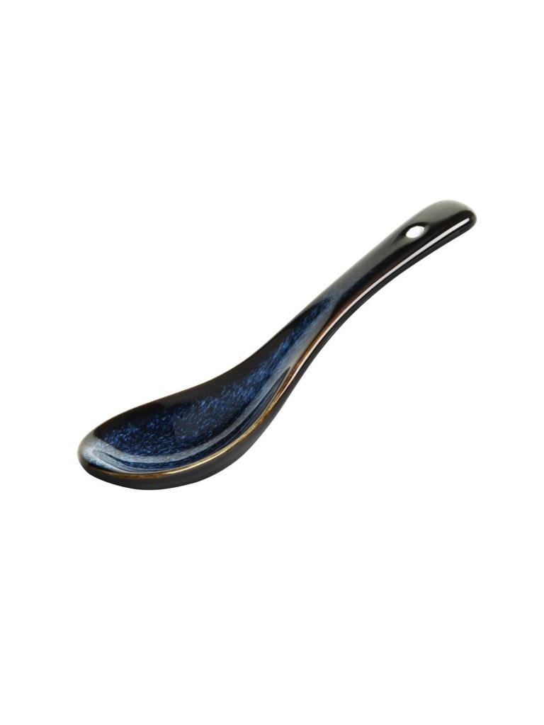 Soeplepel - 12 stuks - 1 CL - Blauw - Steengoed - Olympia