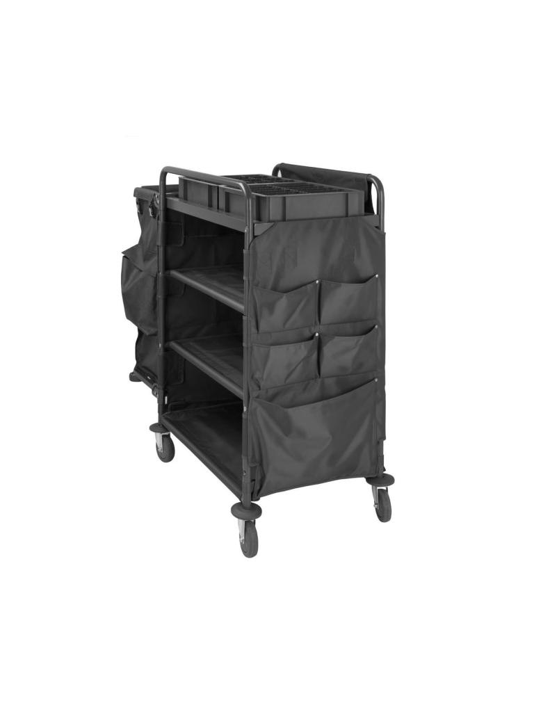 Schoonmaaktrolley - Zwart - Jantex