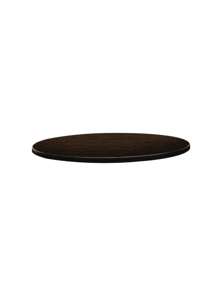 Plateau de table rond Classic Line wengé 70cm - DR920 - Topalit