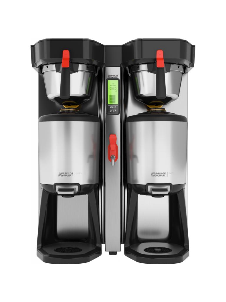 Cafetière Aurora Twin High - Café moulu - Digital - Vanne d'écoulement - 230V - Bravilor