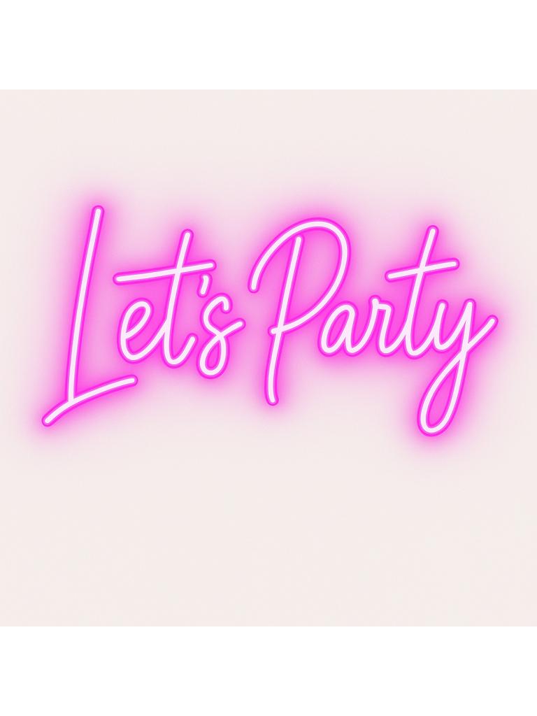 Neon verlichting - Let's Party - LED - RGB Multicolor - G-Line