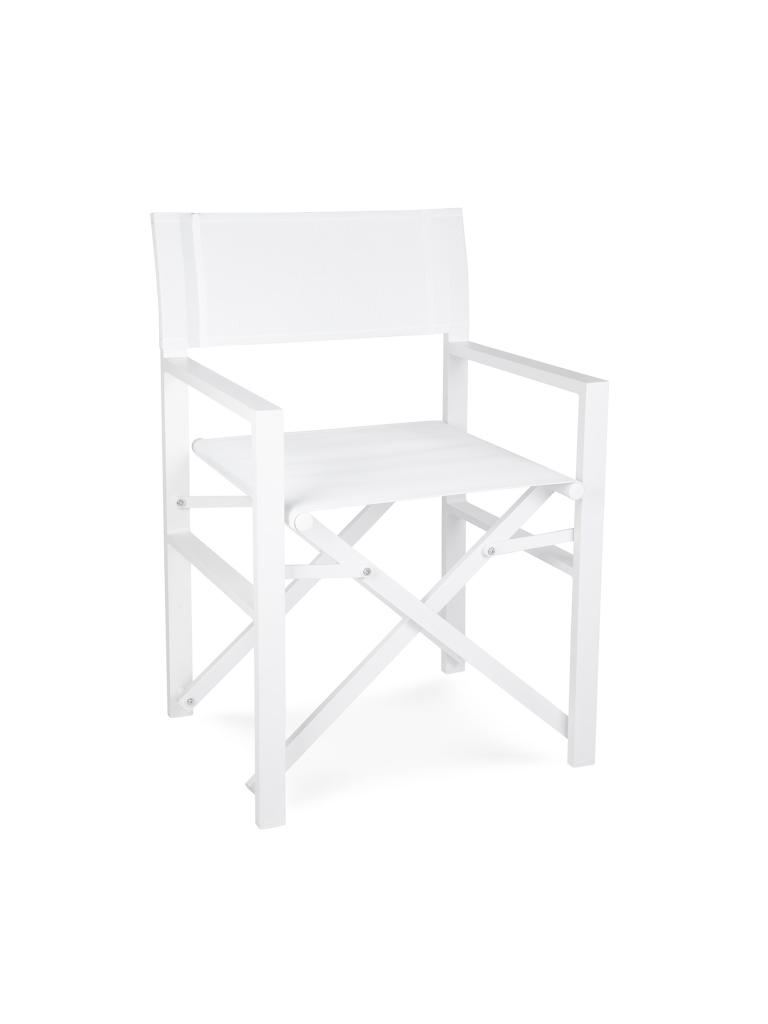 Chaise de terrasse - Max - Blanc - Aluminium - G-Line