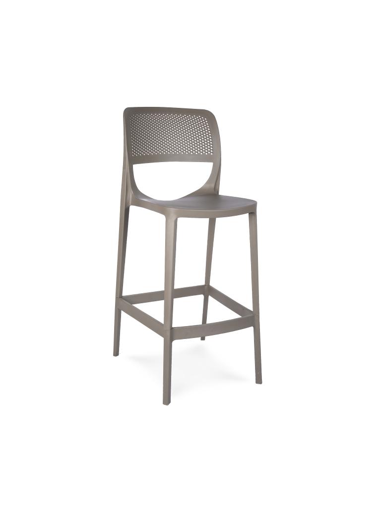 Tabouret de bar de terrasse - Blitz - Cappuccino - Plastique - G-Line