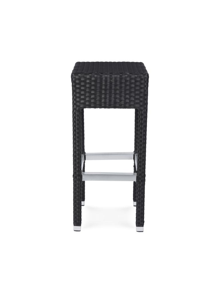 Tabouret de Bar Terrasse - Mezza - Noir - Tissage Plat - G-Line