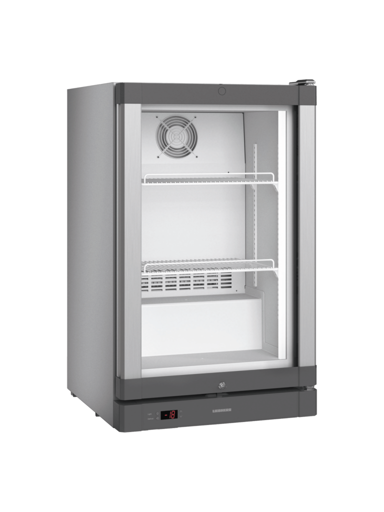 Porte vitrée congélateur - Gris acier - 66 litres - 1 porte - Liebherr - Fv 913-41