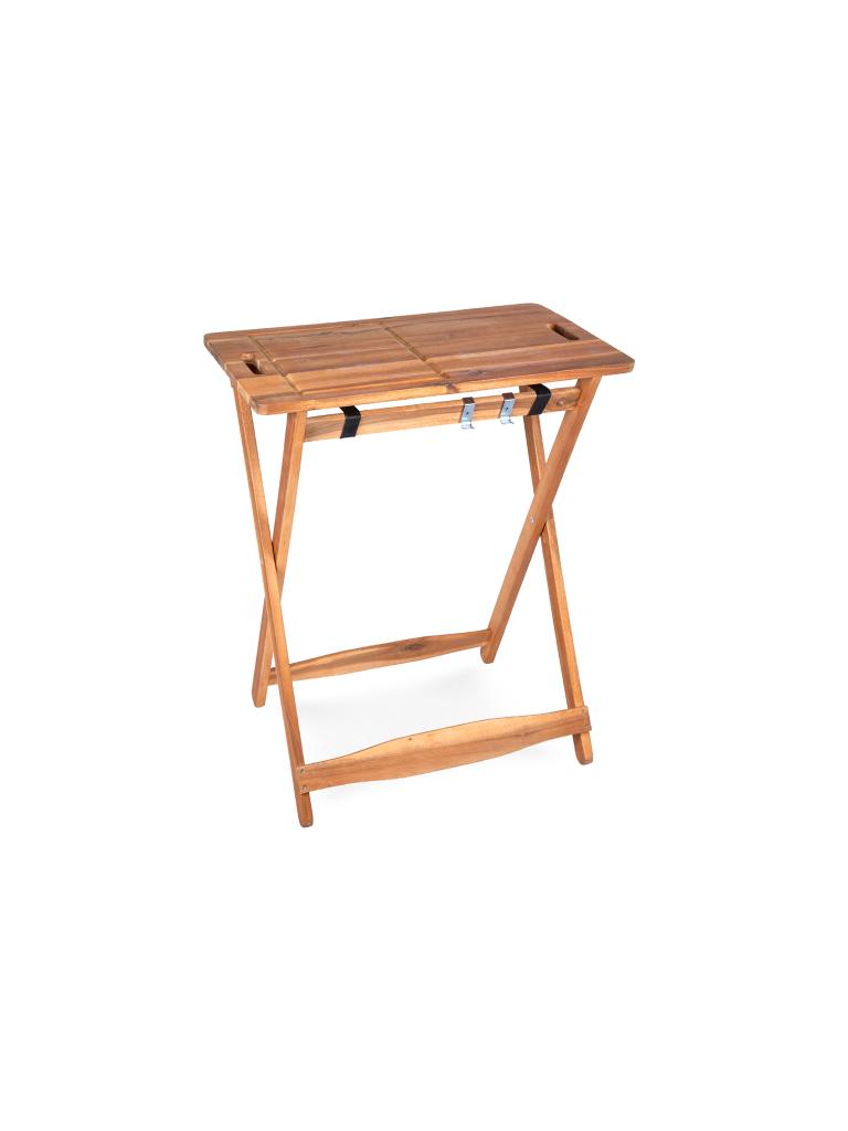 Desserte - Acacia - Pliable - H 85 x 70 x 43 CM - G-Line