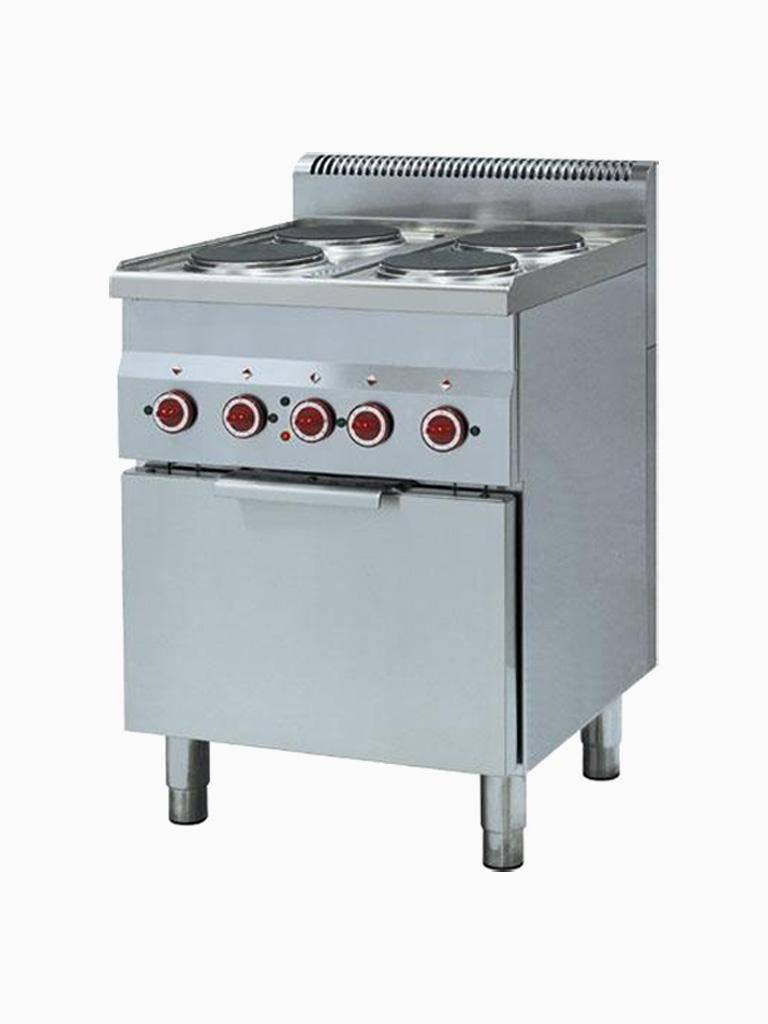 Cuisinière - Electrique - Four à convection - 4 Foyers - Ø18 CM - Diamant - E60/4PFV6