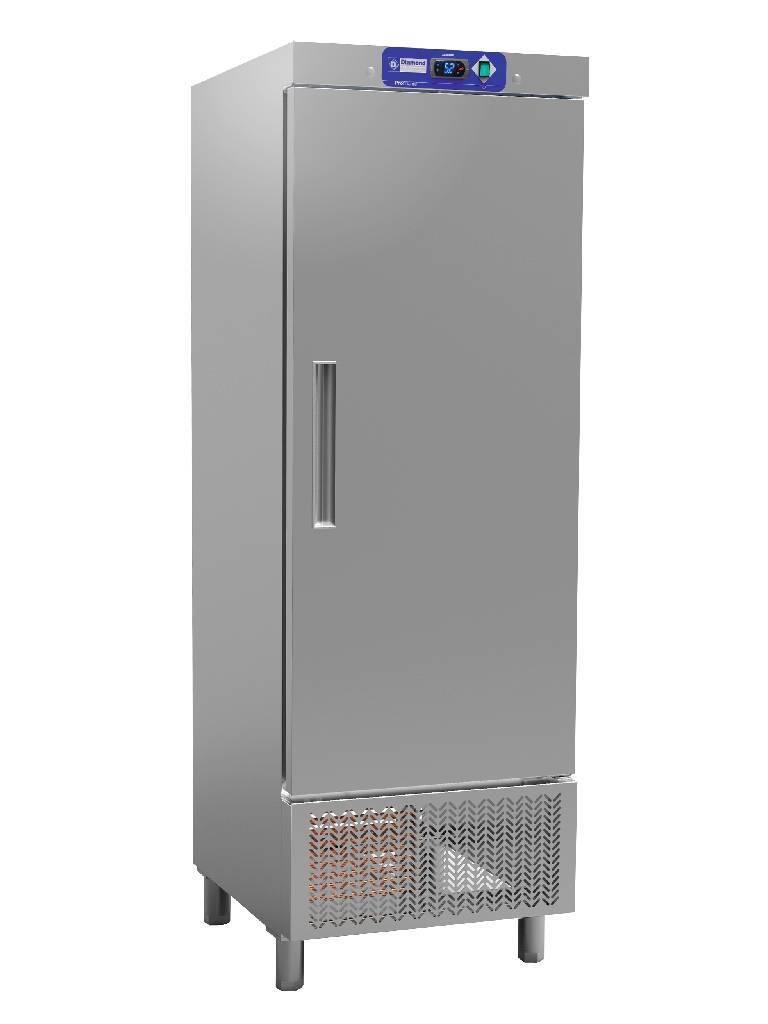 Congélateur - 550 Litres - 1 Porte - H 206,5 x 69 x 72 CM - Acier Inoxydable - Diamant - HE706/R2